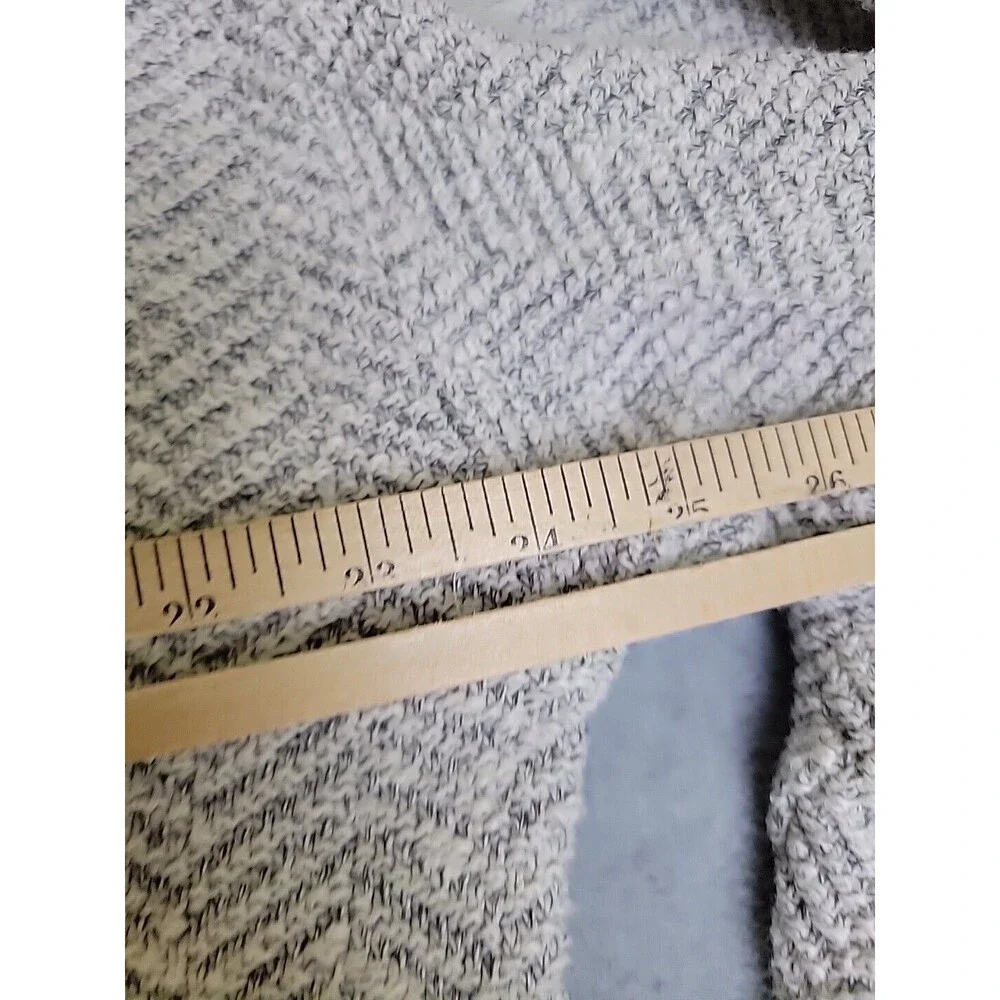 Vtg‎ Cypress Links V Neck Sweater Mens L White Gray Knit Cotton Blend Golf Dad